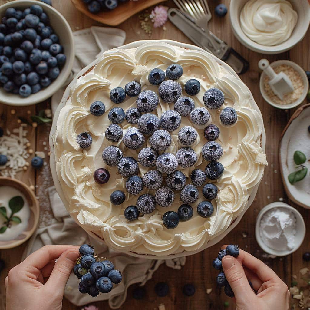 Assemblage du gâteau