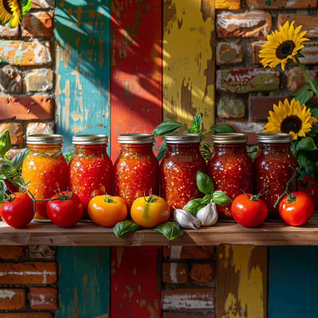 Conserver les tomates sous forme de sauce