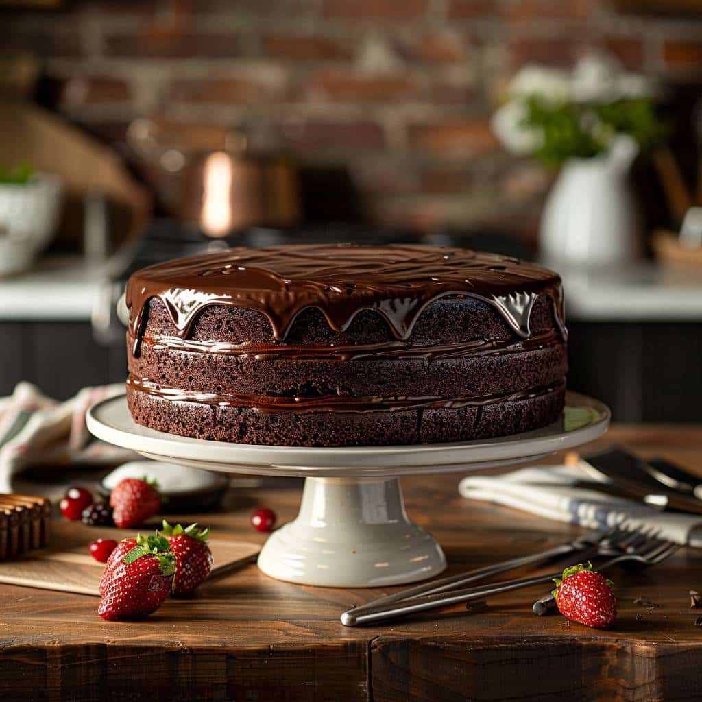 Étapes pour réaliser le glaçage miroir au chocolat