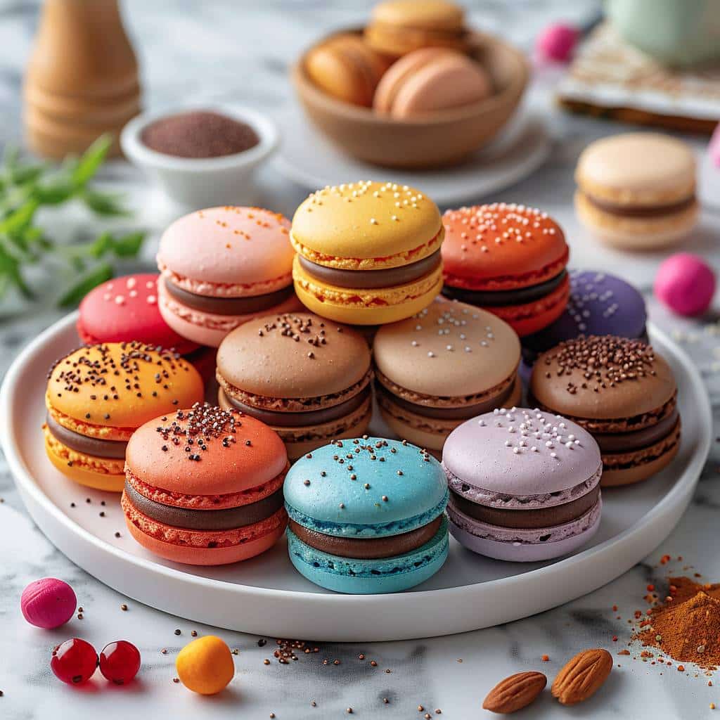 Macarons colorés : Astuces pour des macarons parfaits à chaque fois