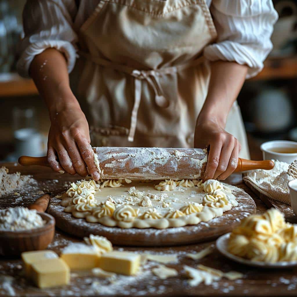 Préparer la pâte croustillante