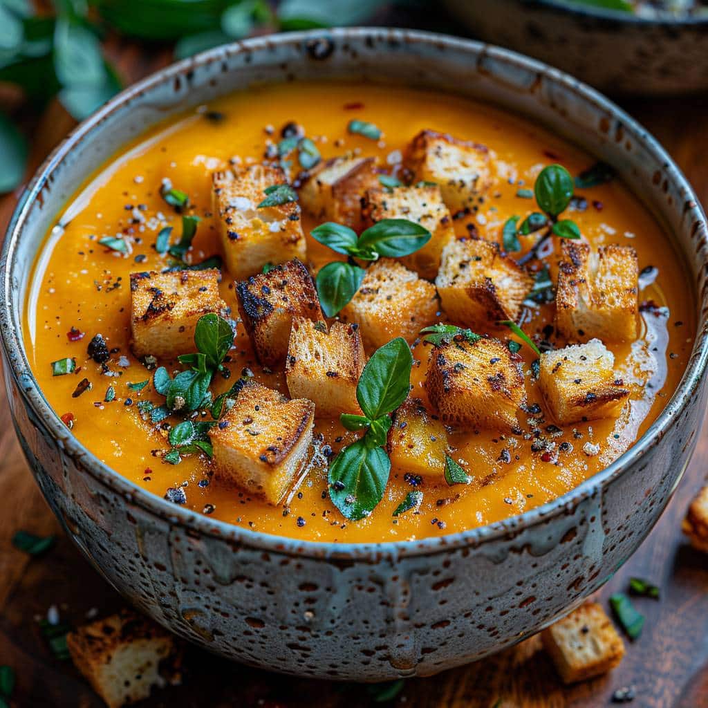 Velouté de courge butternut : Un classique réconfortant pour l’hiver