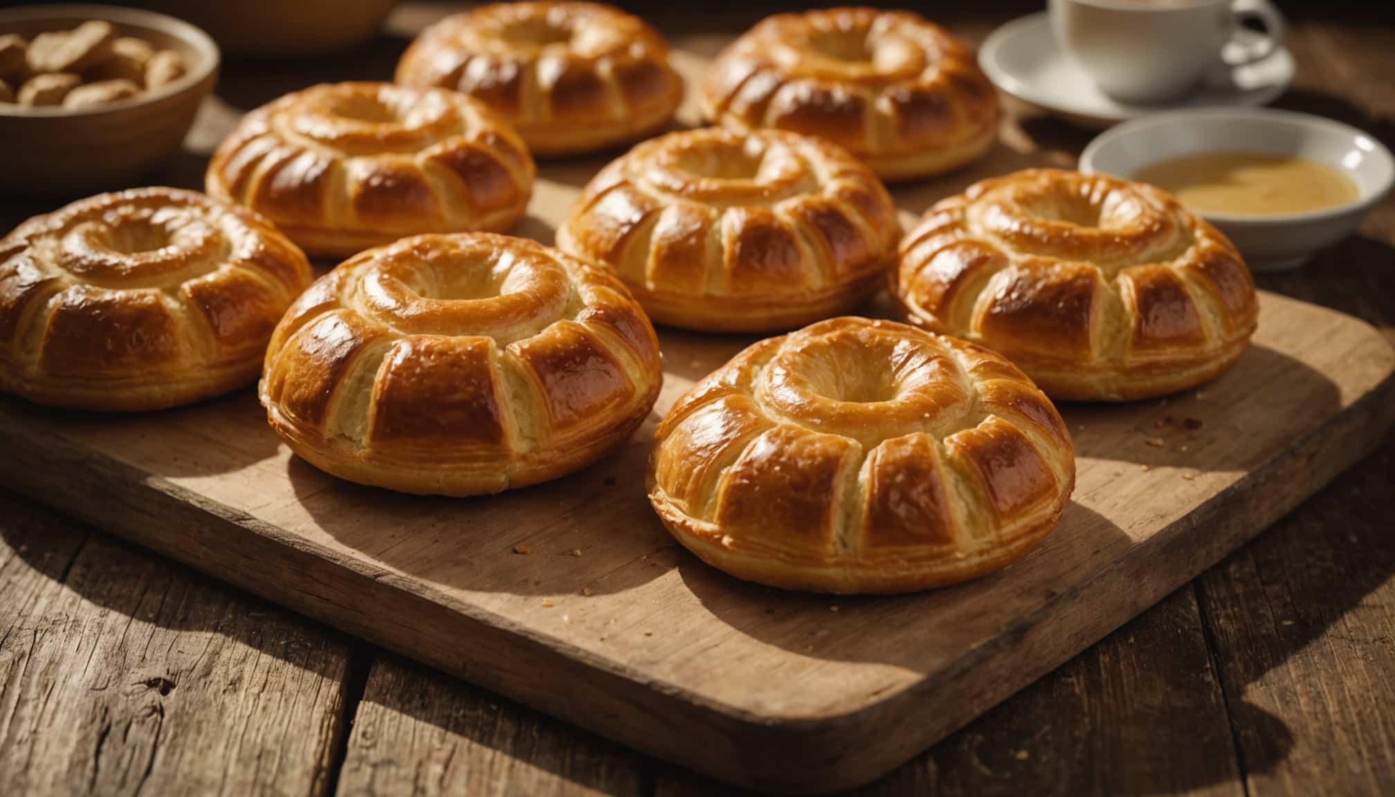 Gâteau algérien garni de dattes savoureux et doré  
Délicieux Makroud aux dattes sur une assiette décorée